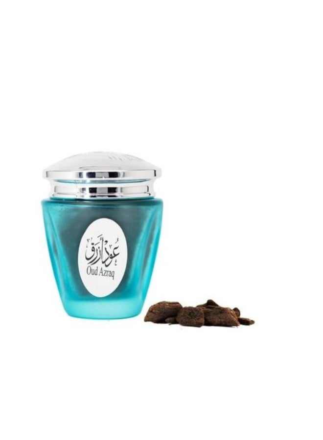 ALMAS Bakhoor Oud Azraq 30grams of Authentic Arabic Agarwood Chips | Aroma Lasts All Day Long - Perfect for Prayers, Namaz, Ramadan & Eid Gifts, Ceremonies, Meditation & Room Perfuming - Image 4